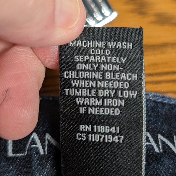 Lane Bryant Bootcut Jeans Dark Blue Denim Genius Fit Size 20 Reg - Picture 13 of 13